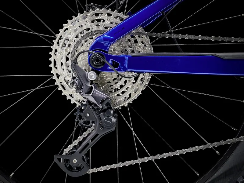 Trek Rail 9.5 Gen 4 Electric Mountain Bike in Hex Blue Size Small-2